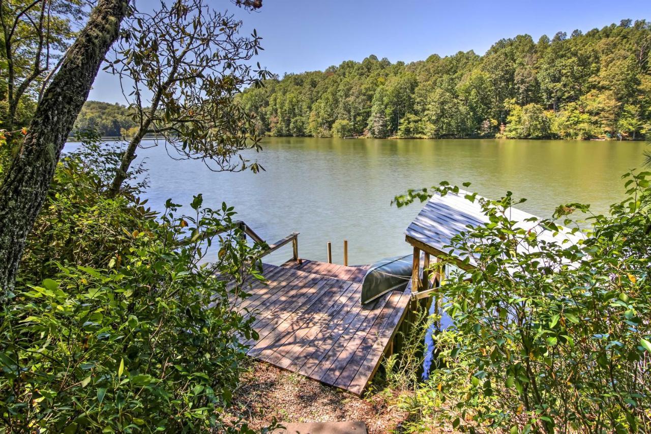 Lakefront Mountain Rest Cottage With Gas Fireplace! Walhalla Eksteriør billede