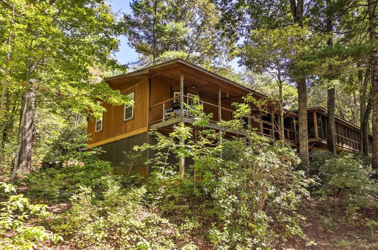 Lakefront Mountain Rest Cottage With Gas Fireplace! Walhalla Eksteriør billede